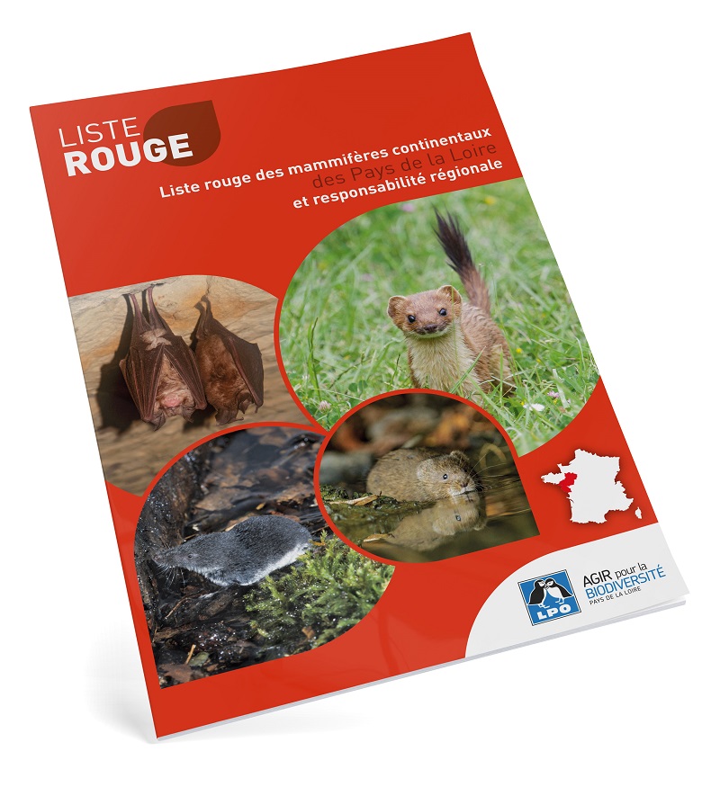 Liste rouge des mammifères en Pays de la Loire - édition 2020 © LPO Pays de la Loire