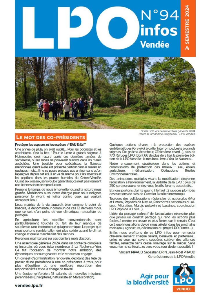 Lpo Infos Vendée 94 2e Semestre 2024