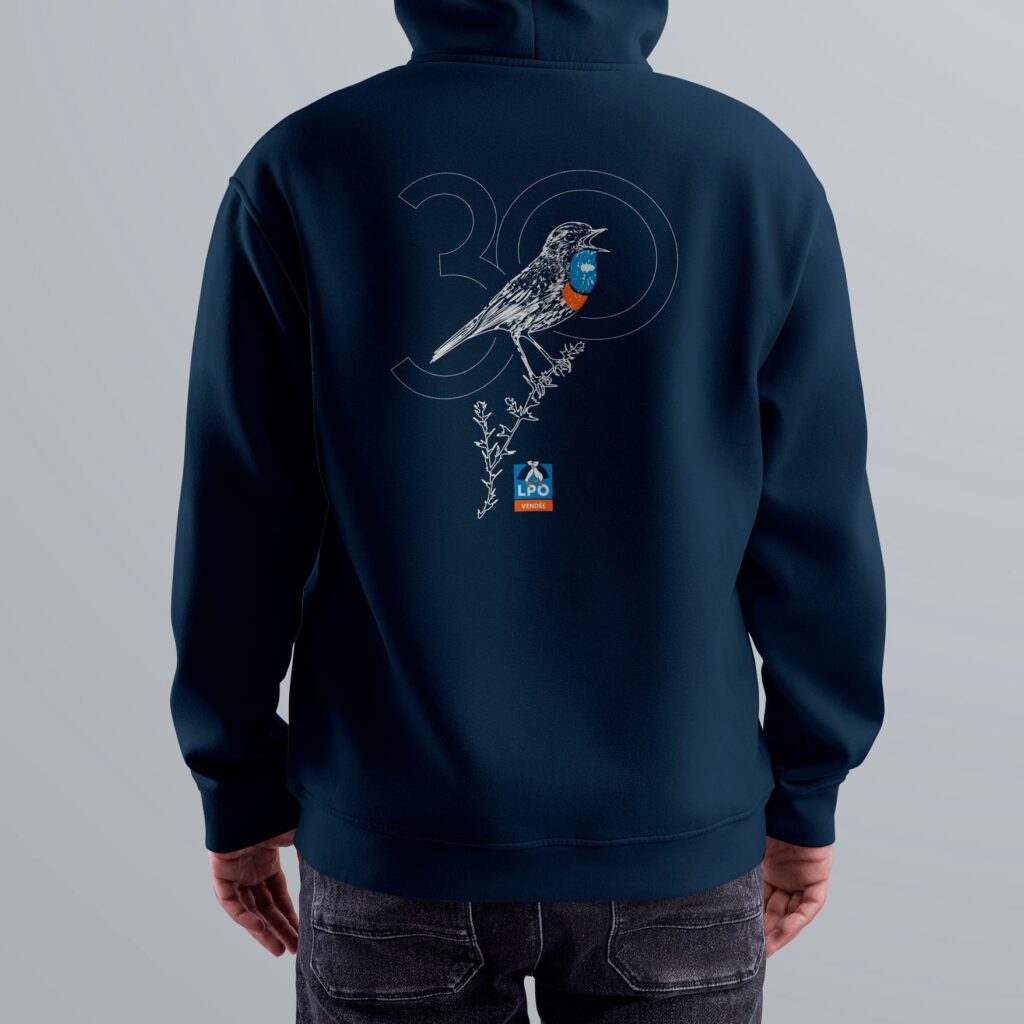 Sweat LPO Vendée - spécial 30 ans - Vue dos