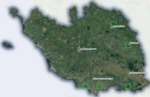 Observatoire des rapaces diurnes : Carrés tirés au sort pout 2025