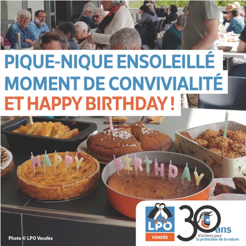 AG 2025 de la LPO Vendée : Pique-nique ensoleillé pour un joyeux anniversaire !
