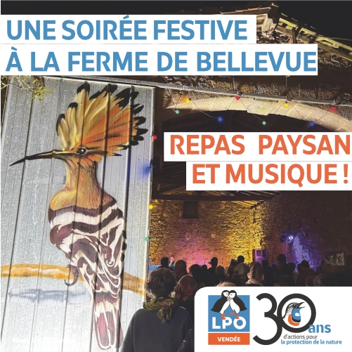 AG 2025 : une soirée pour fêter les 30 ans de la LPO Vendée en musique