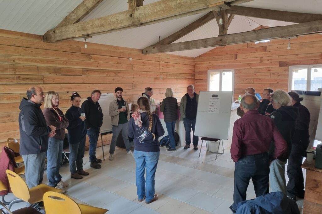 Rencontre des bénévoles et salariés en Marais breton - Photo © Lise Leroux - LPO Vendée