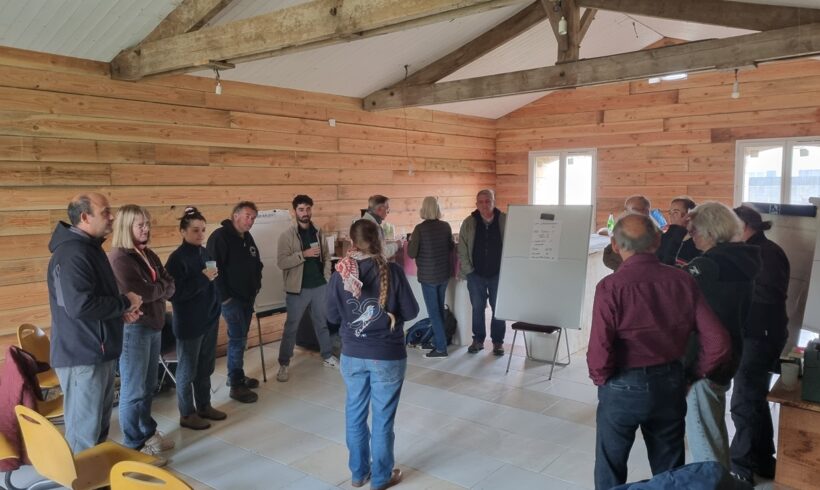 Rencontre des bénévoles et salariés en Marais breton - Photo © Lise Leroux - LPO Vendée